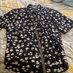 Flower Button Shirt FashionNova